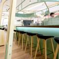 Café Amazon - Jewel Changi Airport | Product Seen: [Kami Barstool - Wood]